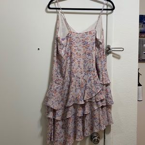 Prose and poetry ruffle dress